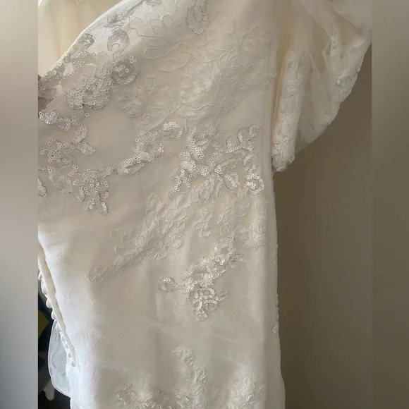 Maggie Sottero ‘Theda’ Wedding Dress Sz 12 Ivory - Picture 16 of 16